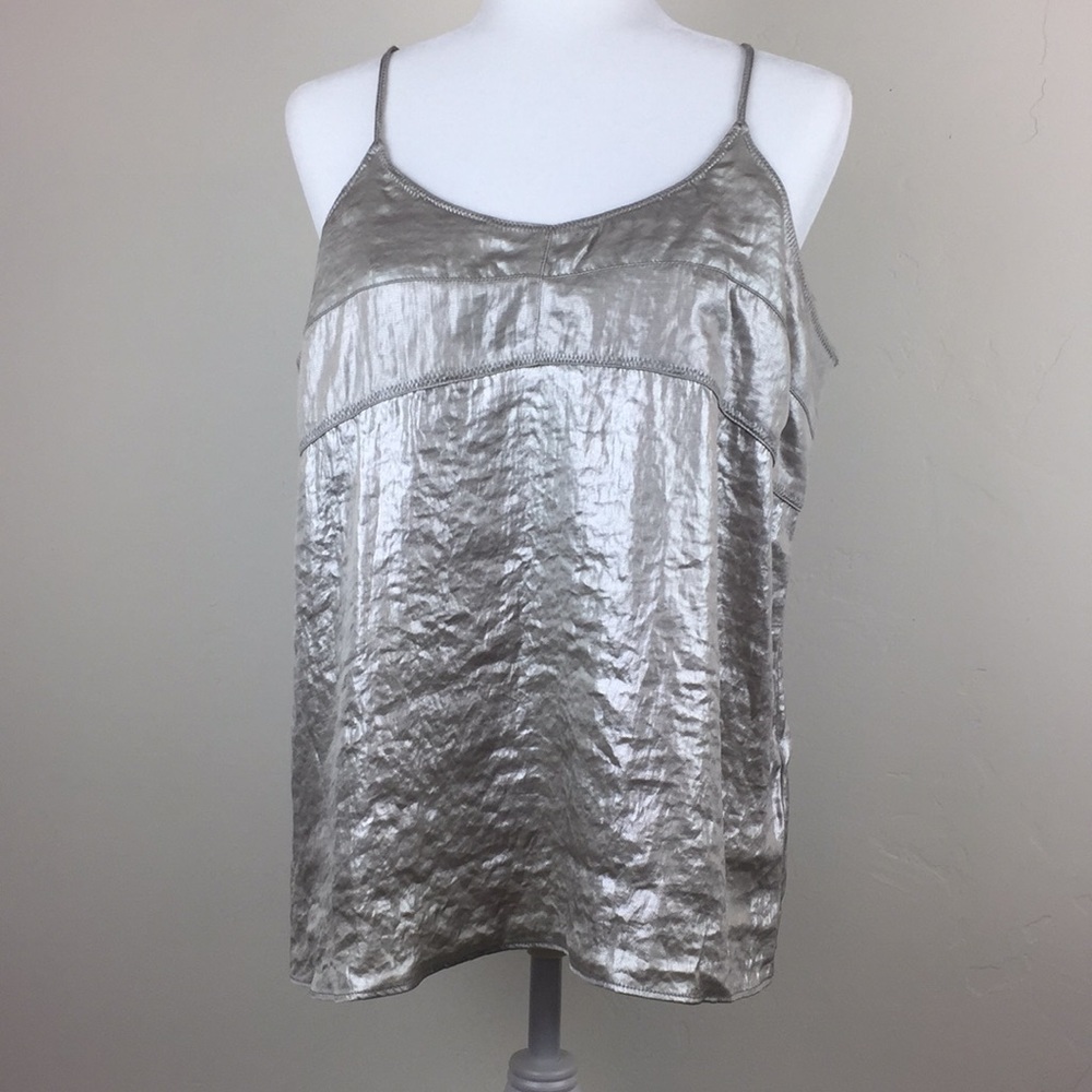 Calvin Klein Jeans champagne gold tank top.